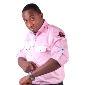 Men's Pink Fitted Short Sleeve Shirt
